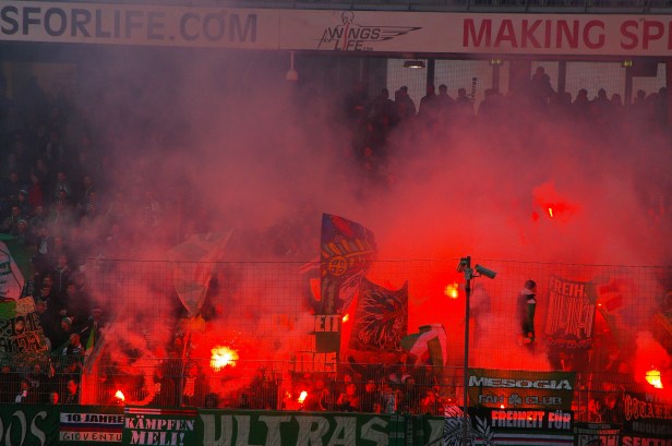 De atypische voetbalfan: Senne Smeers, supporter van Rapid&nbsp;Wien